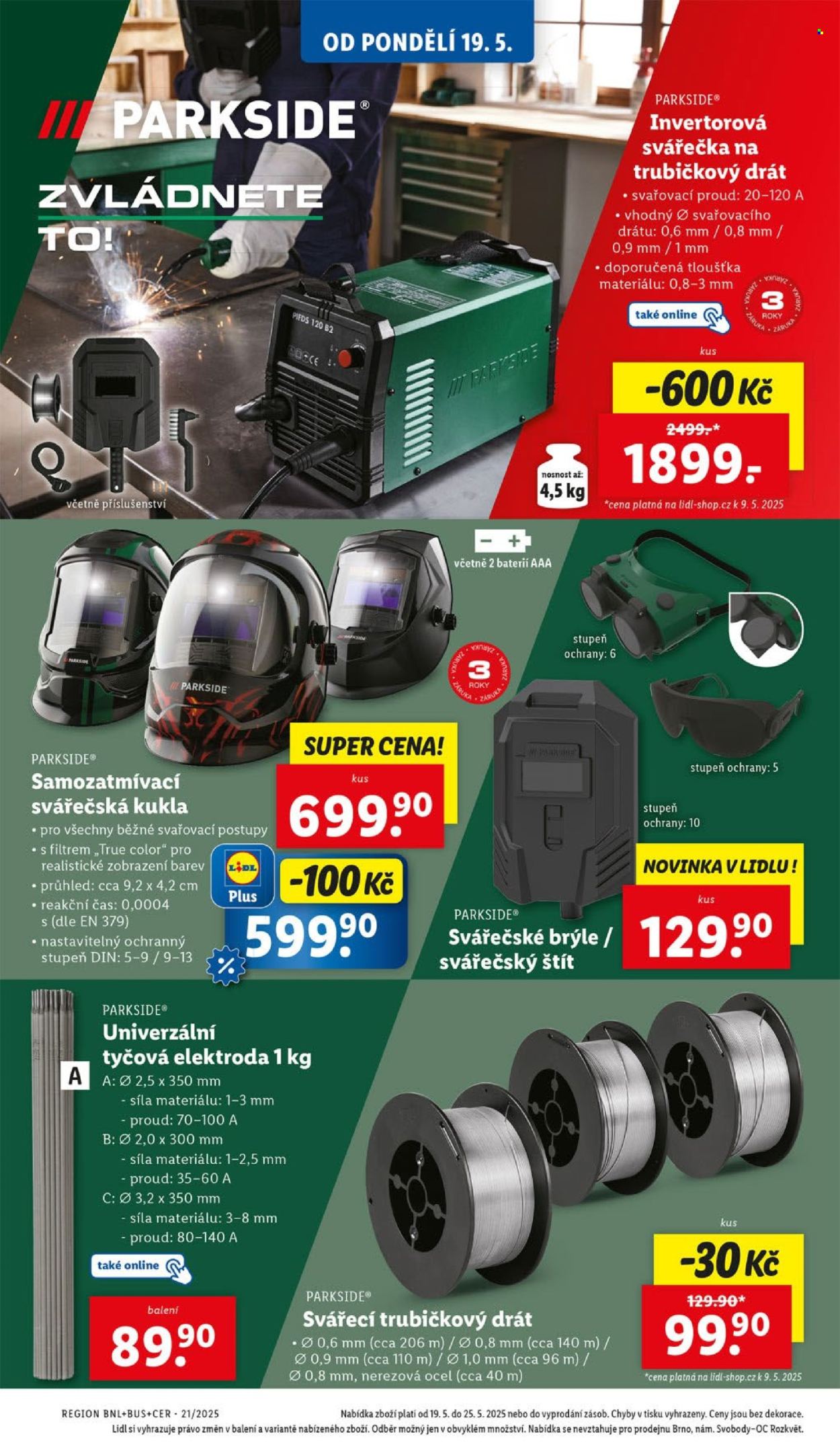 Leták Lidl - 19.5.2025 - 25.5.2025. Strana 1
