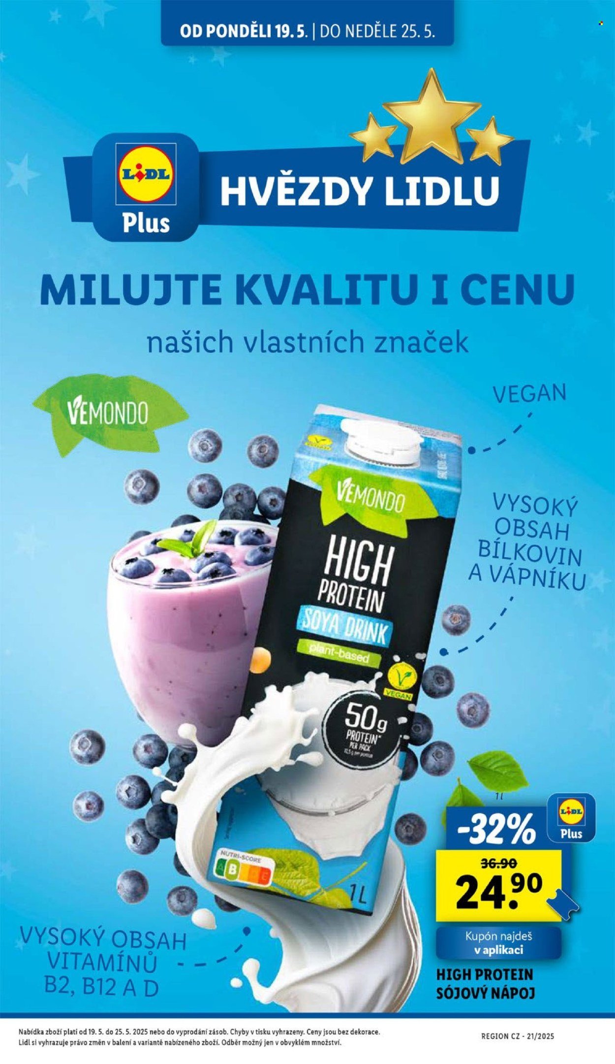 Leták Lidl - 19.5.2025 - 25.5.2025. Strana 1