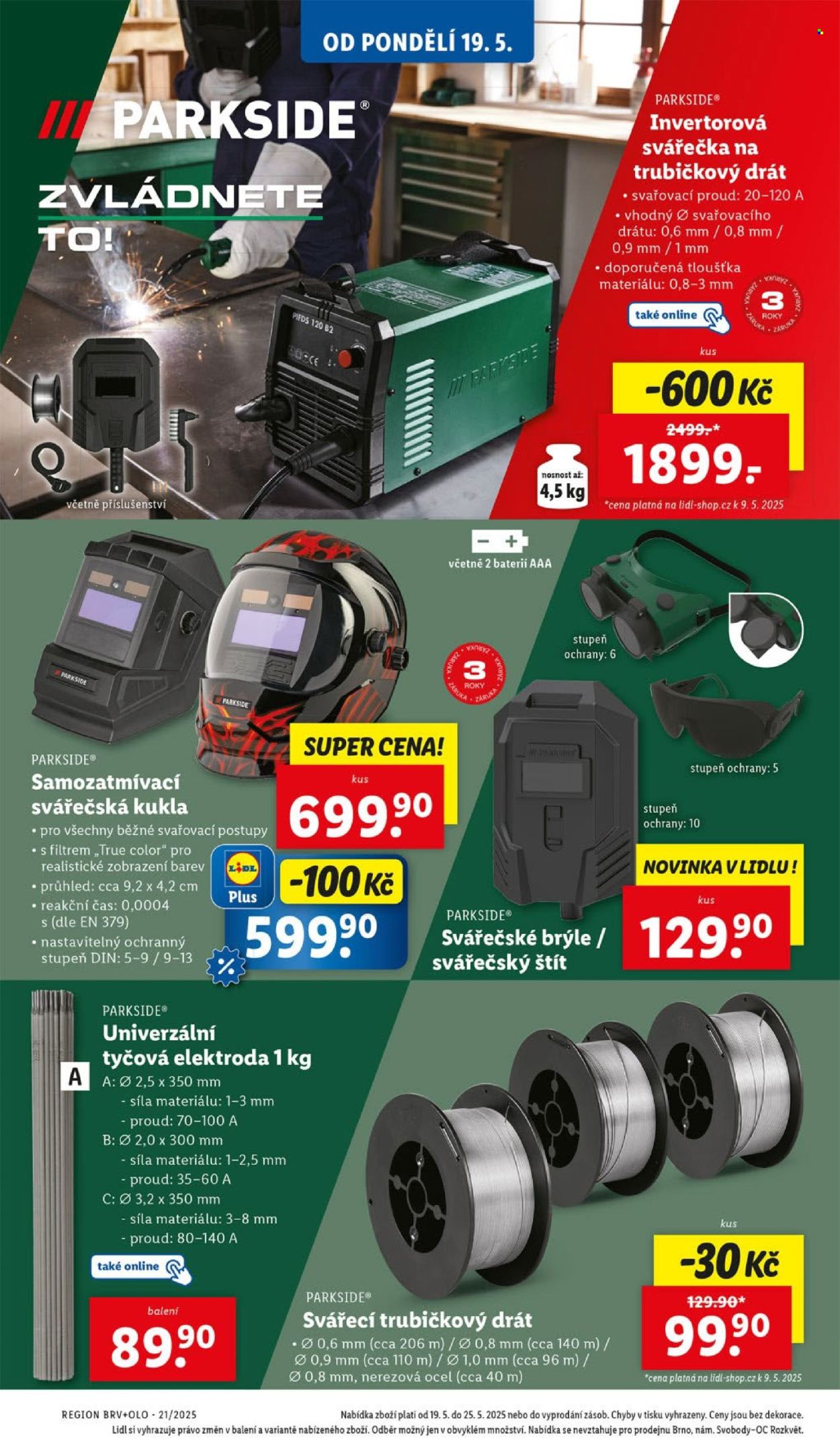 Leták Lidl - 19.5.2025 - 25.5.2025. Strana 1