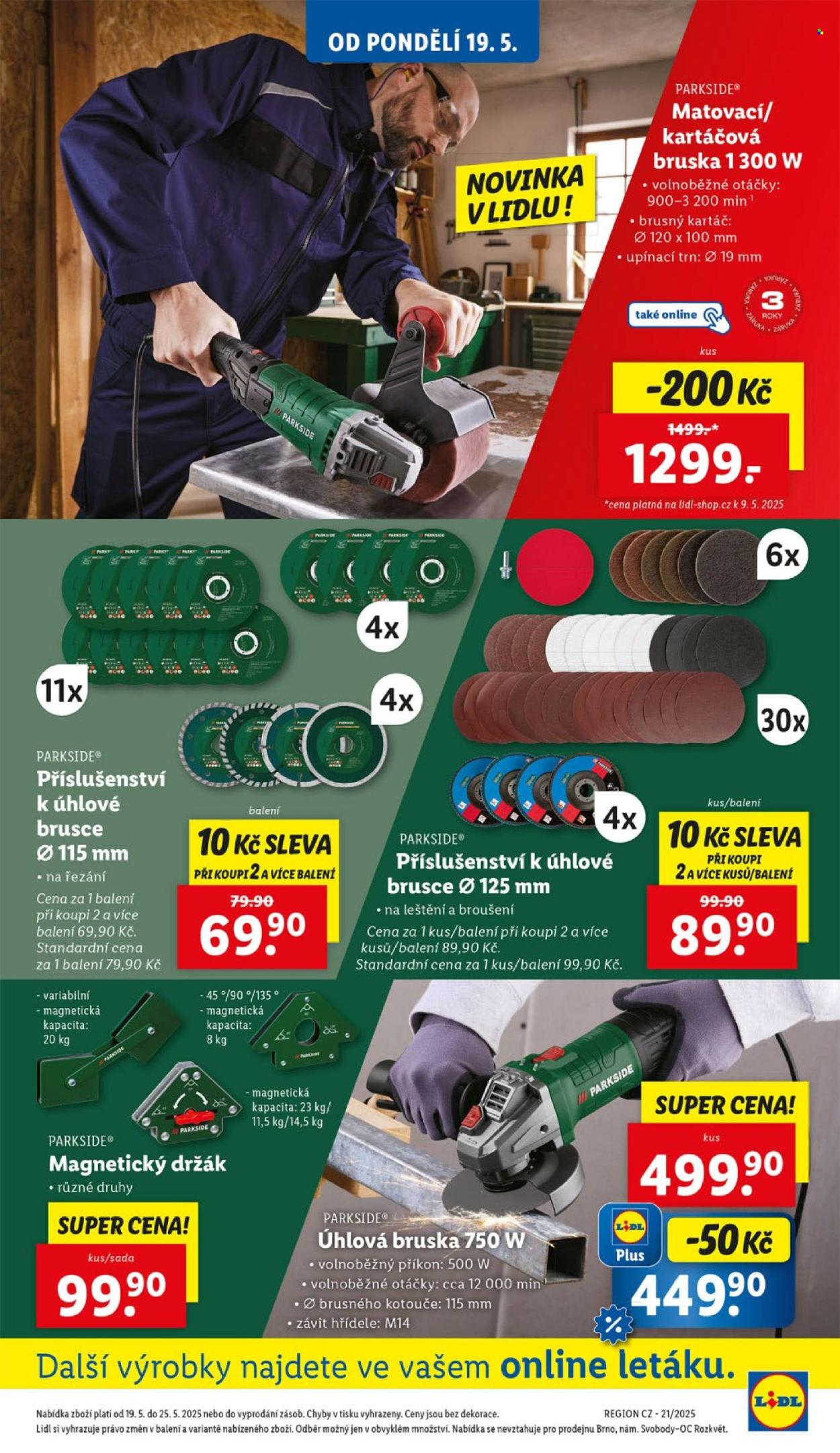 Leták Lidl - 19.5.2025 - 25.5.2025. Strana 1