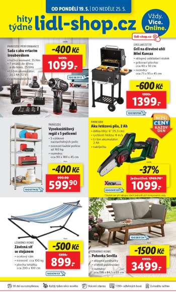 Leták Lidl - 19.5.2025 - 25.5.2025.