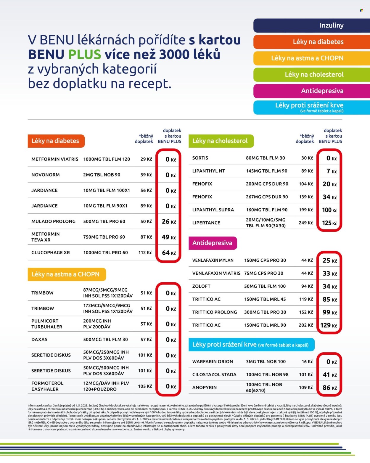Leták BENU Lékárna - 1.6.2025 - 30.6.2025. Strana 17