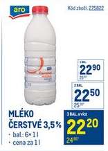 Mléko čerstvé 3,5 %