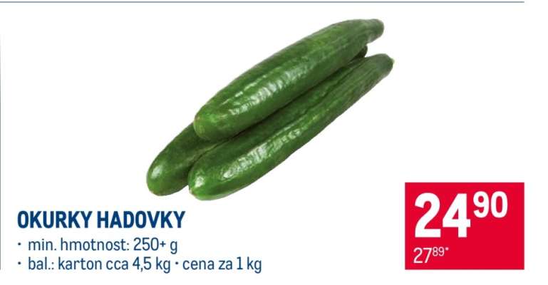 Okurky hadovky