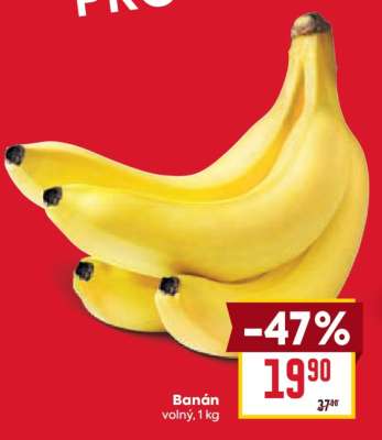 Banán volný, 1 kg