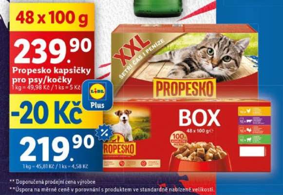 PROPESKO Kapsičky pro psy/ kočky