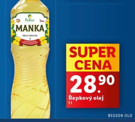 Manka Řepkový olej