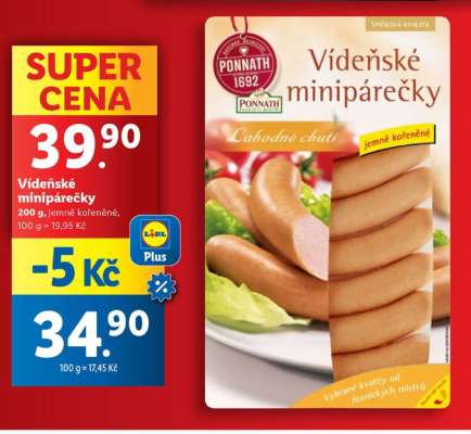 Vídeňské minipárečky