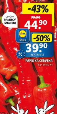 Paprika červená