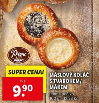 Máslový koláč s tvarohem/mákem