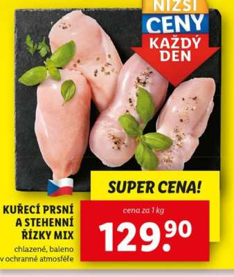 Kuřecí prsní a stehenní řízky MIX