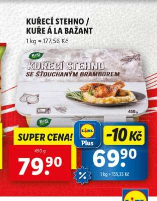 Kuřecí stehno / Kuře á la bažant