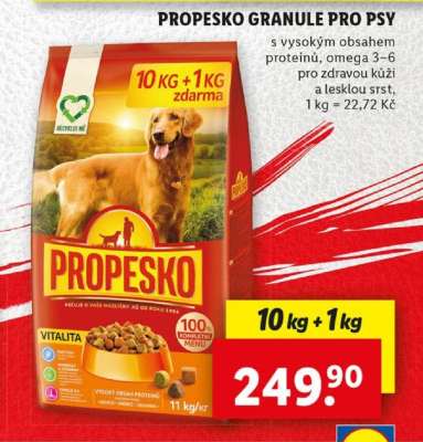 Propesko granule pro psy
