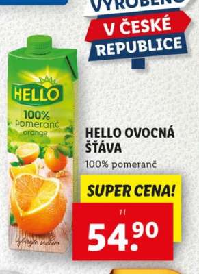HELLO OVOCNÁ ŠŤÁVA