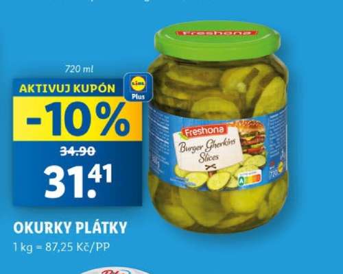 Freshona Burger Gherkins Slices