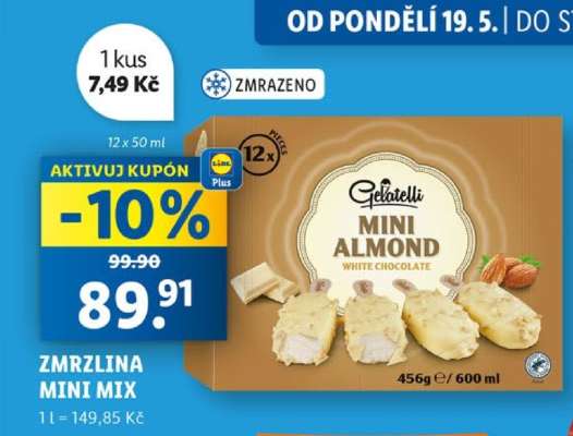 Gelatelli Mini Almond White Chocolate