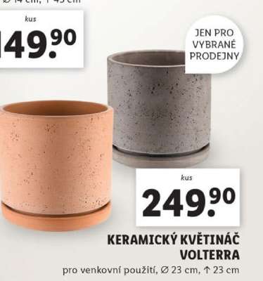 KERAMICKÝ KVĚTINÁČ VOLTERRA