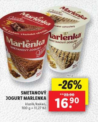 SMETANOVÝ JOGURT MARLENKA