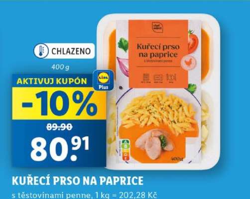 KUŘECÍ PRSO NA PAPRICE