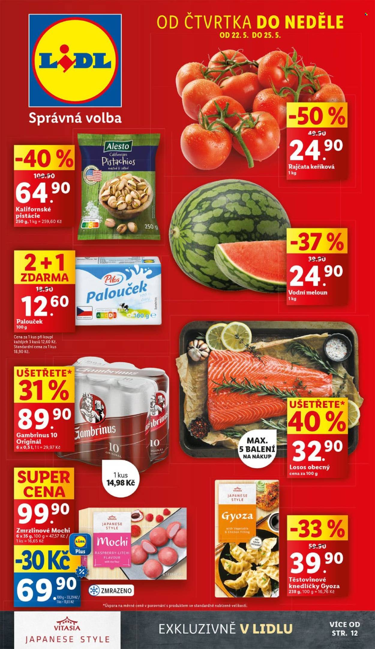 Leták Lidl - 22.5.2025 - 25.5.2025. Strana 1