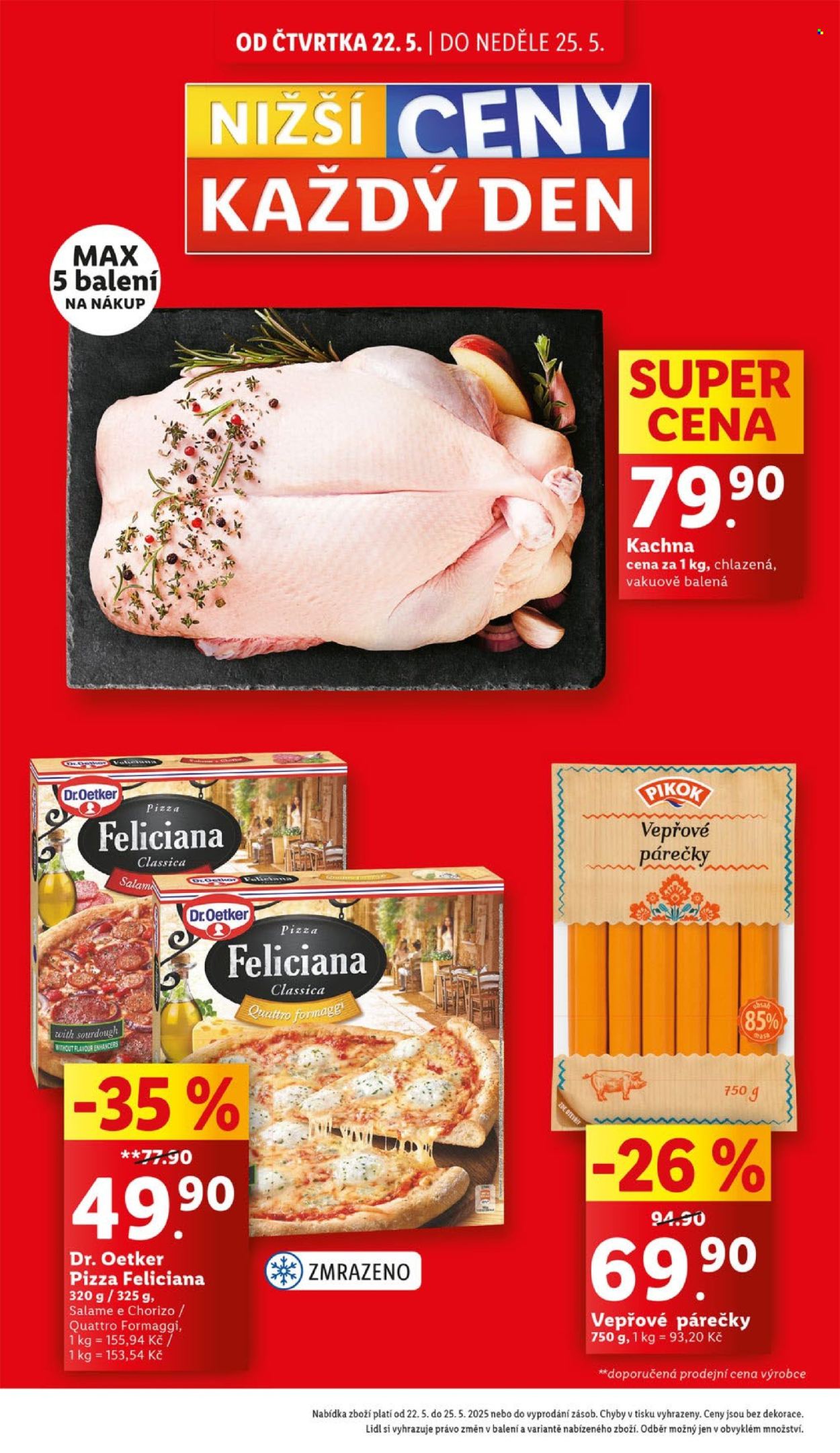 Leták Lidl - 22.5.2025 - 25.5.2025. Strana 1