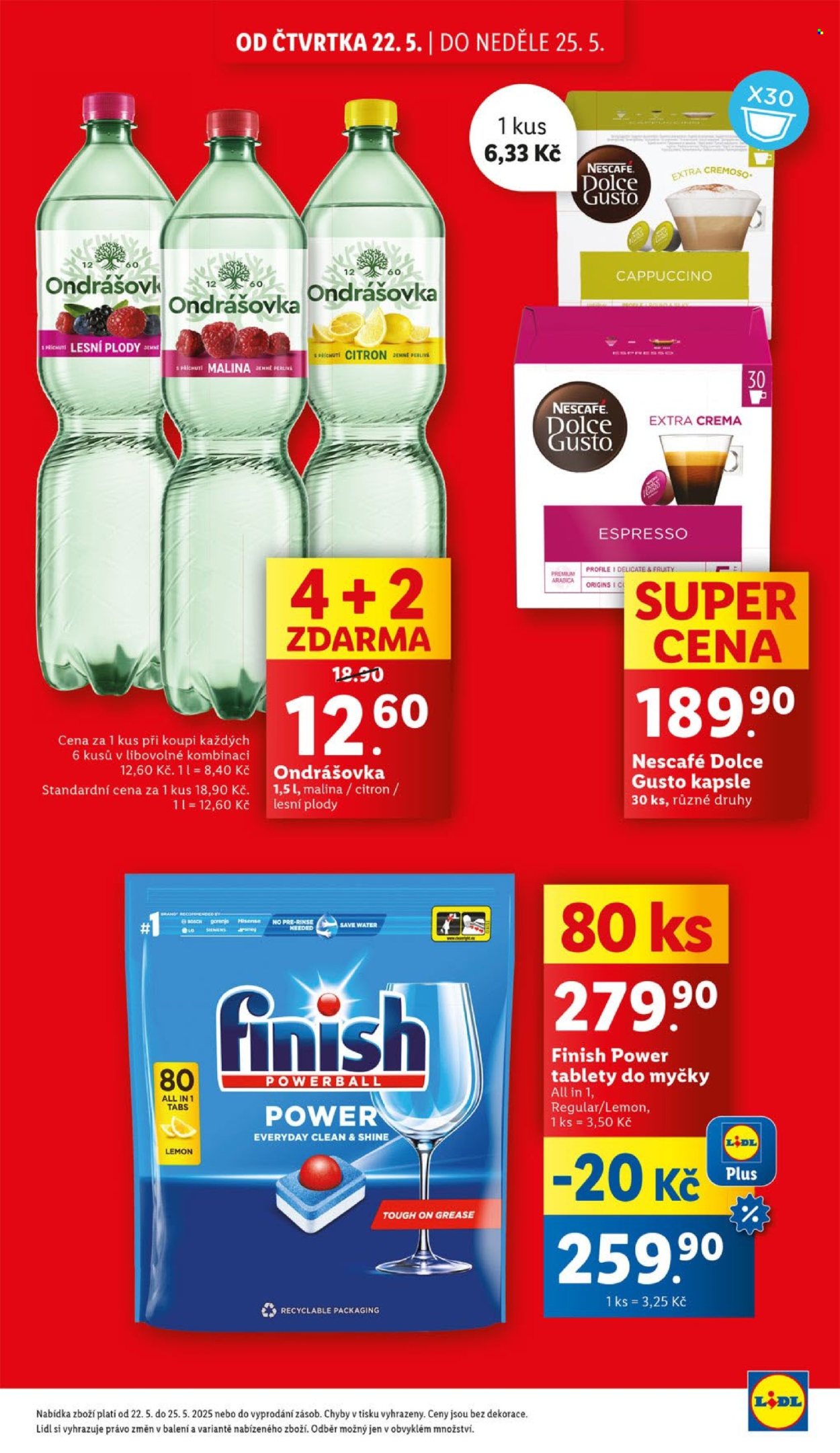 Leták Lidl - 22.5.2025 - 25.5.2025. Strana 1
