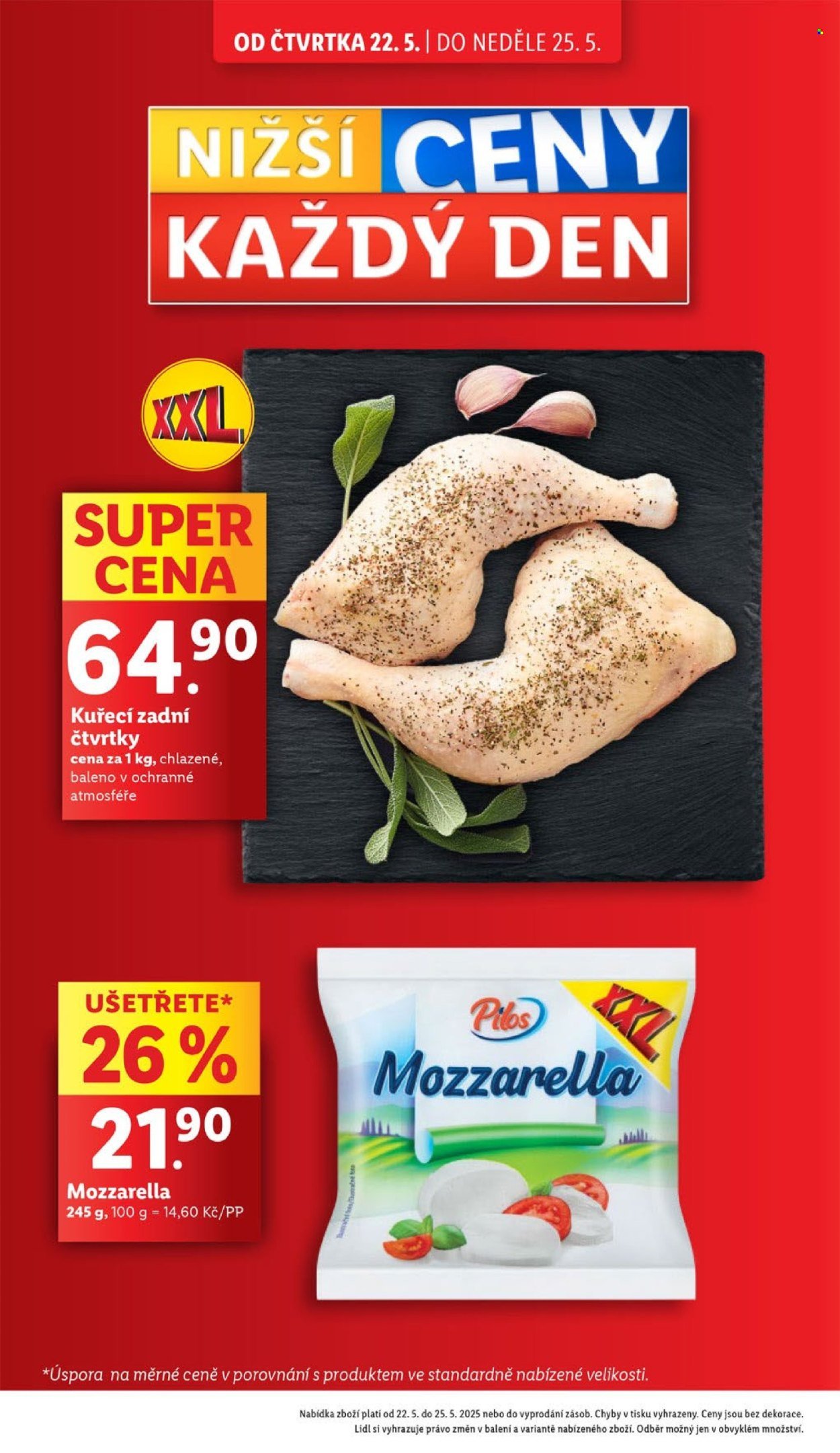 Leták Lidl - 22.5.2025 - 25.5.2025. Strana 1