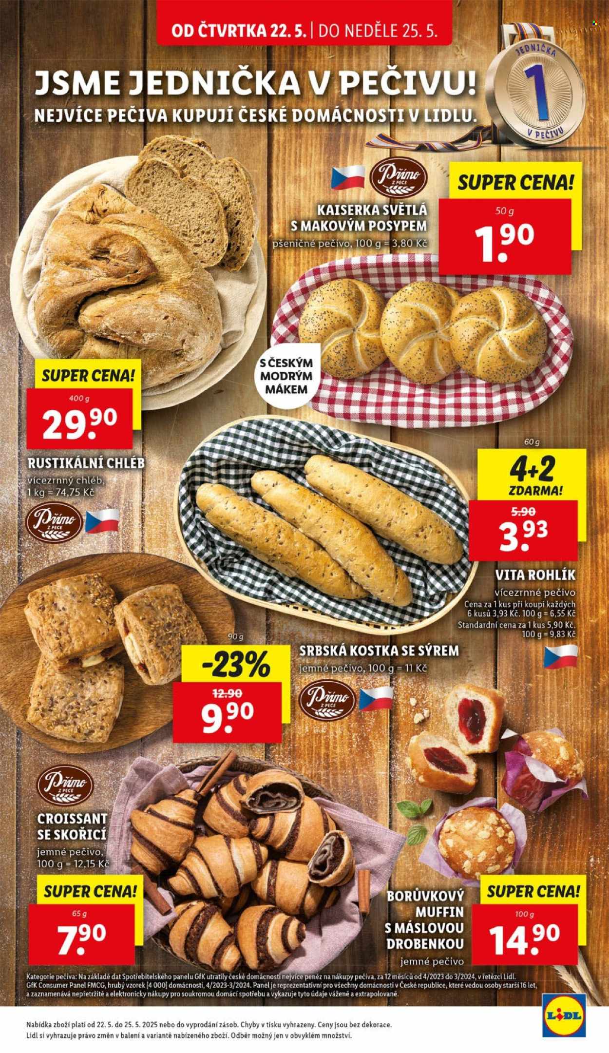 Leták Lidl - 22.5.2025 - 25.5.2025. Strana 1