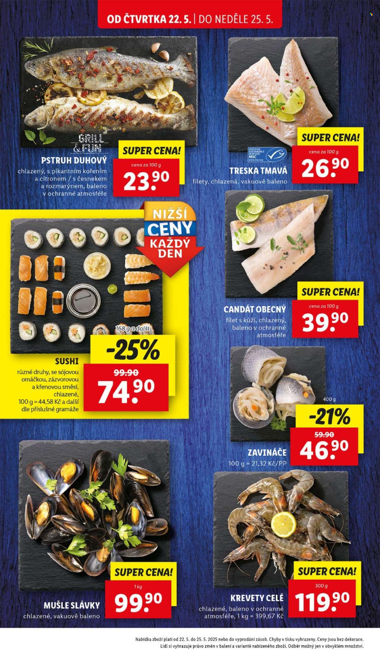 Leták Lidl - 22.5.2025 - 25.5.2025. Strana 1