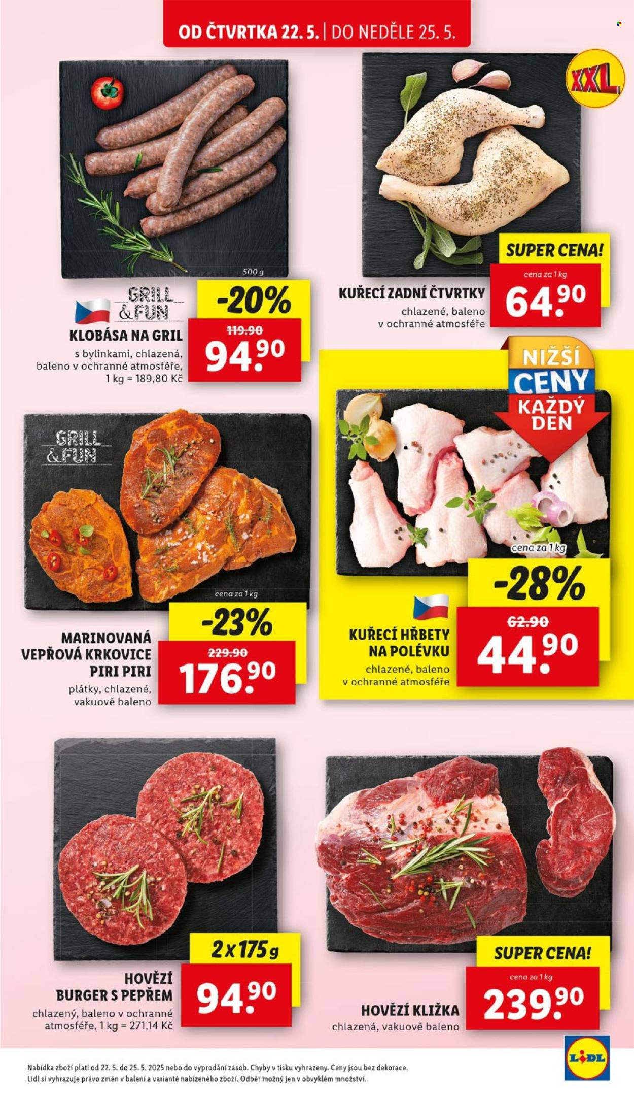 Leták Lidl - 22.5.2025 - 25.5.2025. Strana 1