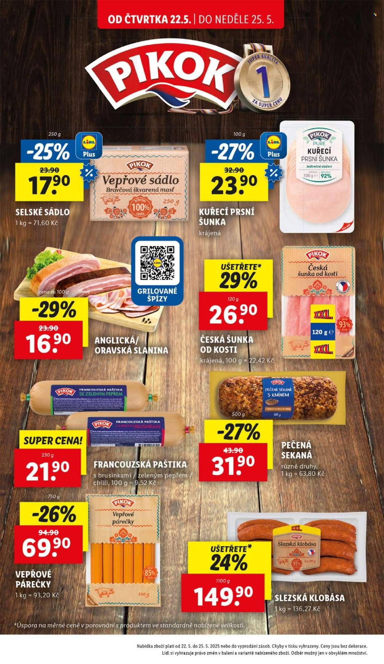 Leták Lidl - 22.5.2025 - 25.5.2025. Strana 1