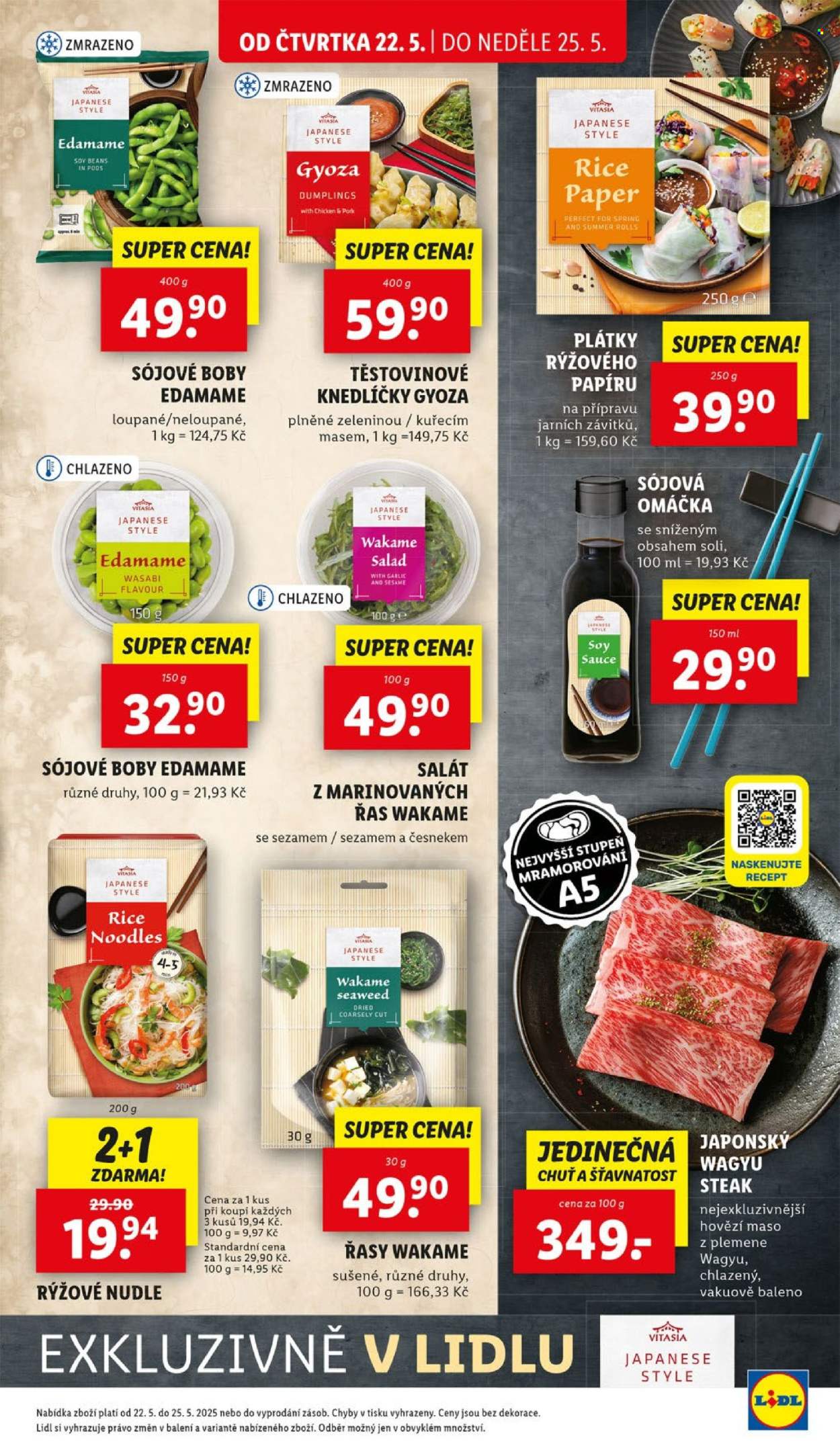 Leták Lidl - 22.5.2025 - 25.5.2025. Strana 1