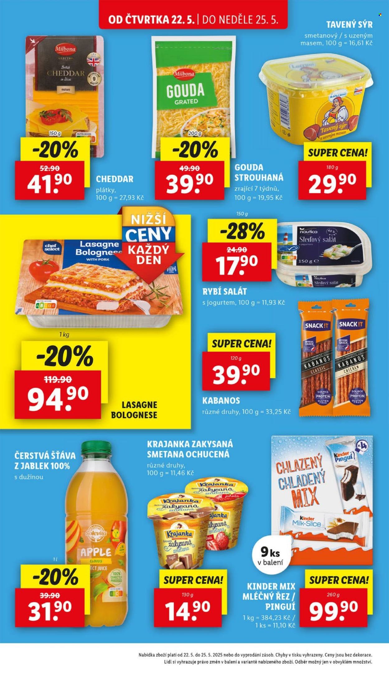 Leták Lidl - 22.5.2025 - 25.5.2025. Strana 1