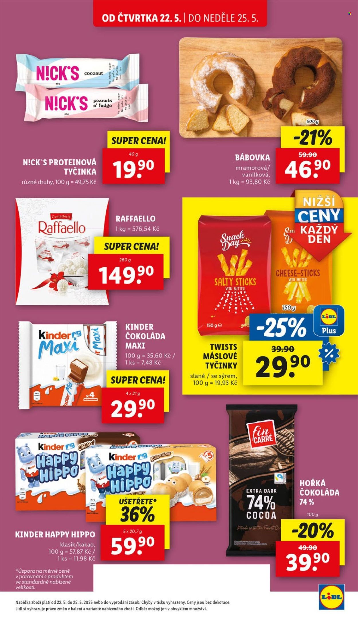 Leták Lidl - 22.5.2025 - 25.5.2025. Strana 1