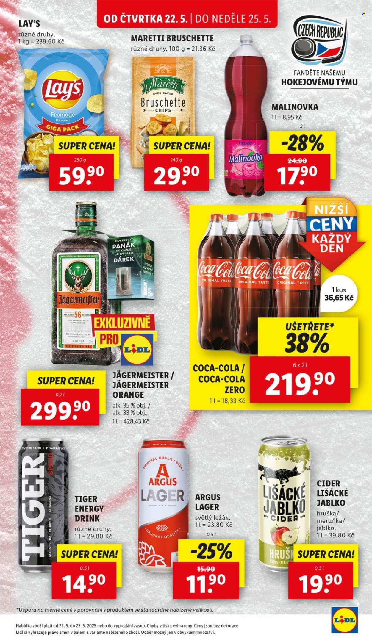 Leták Lidl - 22.5.2025 - 25.5.2025. Strana 1