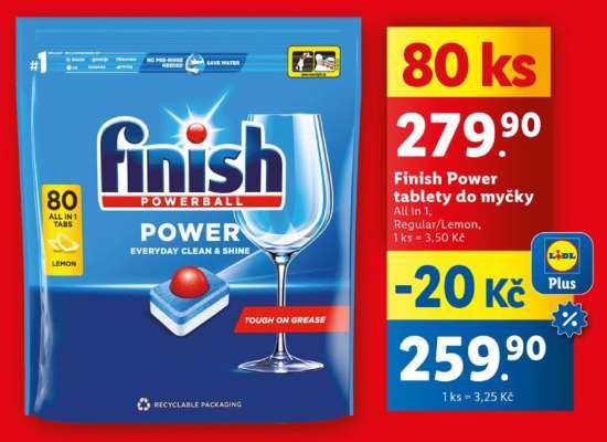 FINISH POWER TABLETY DO MYČKY