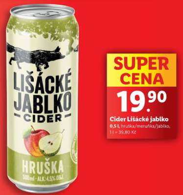 CIDER LIŠÁCKÉ JABLKO