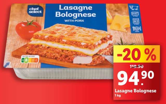 Lasagne bolognese