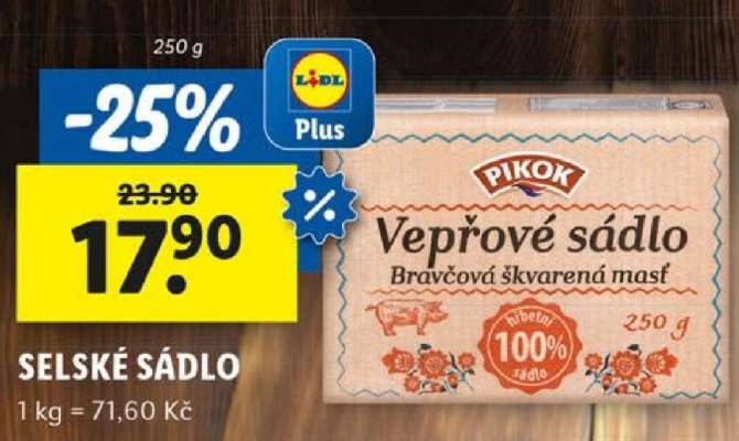 Pikok Vepřové sádlo