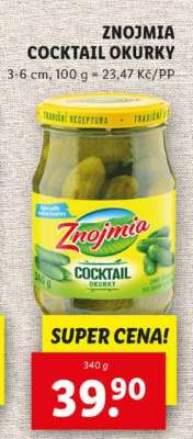 Znojmia Cocktail okurky