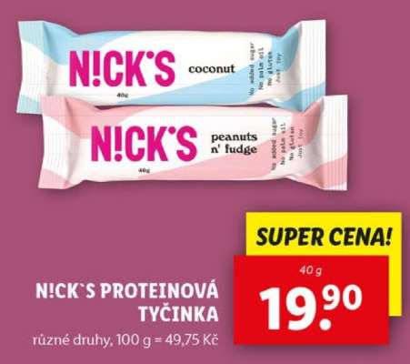 N!CK'S PROTEINOVÁ TYČINKA