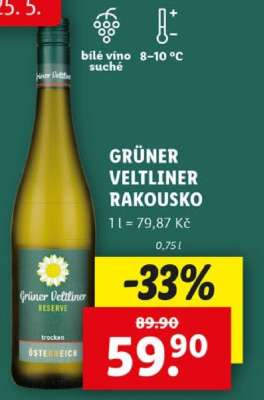 GRÜNER VELTLINER RAKOUSKO