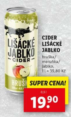CIDER LIŠÁCKÉ JABLKO