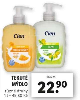 Cien TEKUTÉ MÝDLO