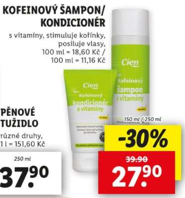 Cien KOFEINOVÝ ŠAMPON KONDICIONÉR