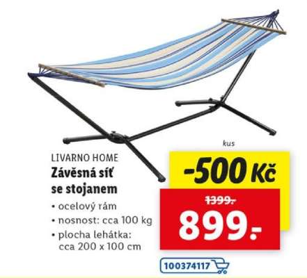 LIVARNO HOME Závěsná síť se stojanem