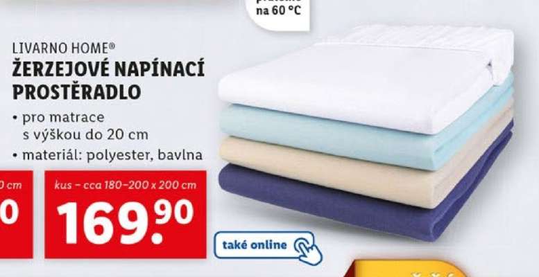 LIVARNO HOME® Žerzejové napínací prostěradlo