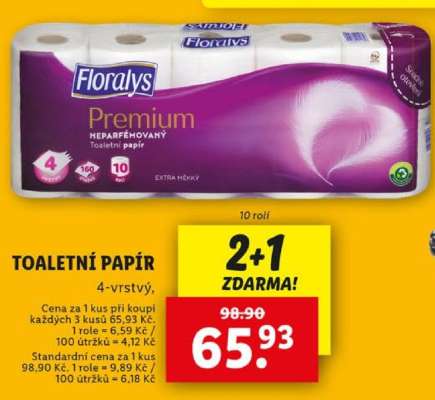 Floralys Premium Toaletní Papír