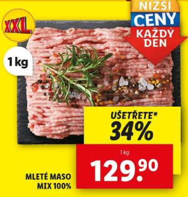 Mleté maso mix 100%
