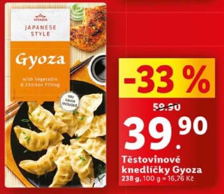 TĚSTOVINOVÉ KNEDLÍČKY GYOZA